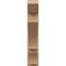 Ekena Millwork 8-in W x 34-in D x 40-in H Balboa Slat Rough Cedar Woodgrain TimberThane Outlooker, Primed Tan OUTUR080X34X40BOA24RCPR - alternate 4